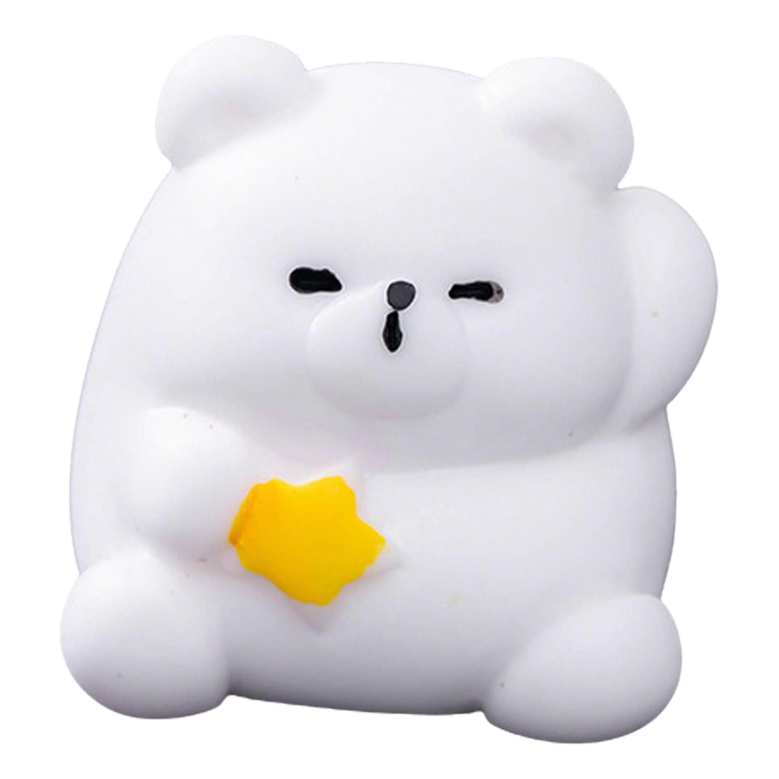 Miniature Bear Figurines Mini Resin Polar Bears Figurine Polaring Bears Resin Figurine for Garden And Desktop Decoration звезда