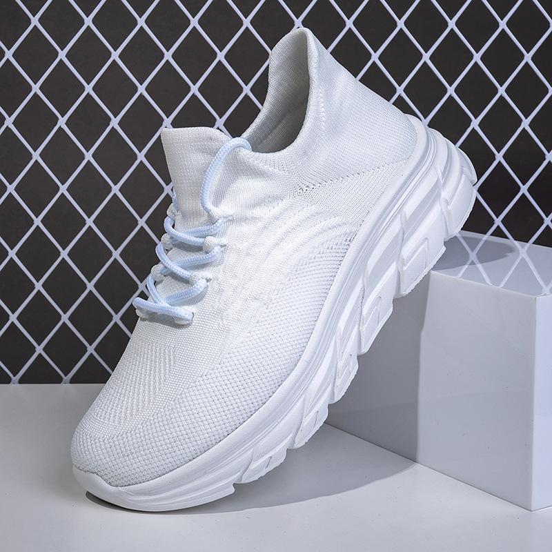 Casual socks shoes couple shoes summer light breathable mesh comfortable running sports shoes thick sole
