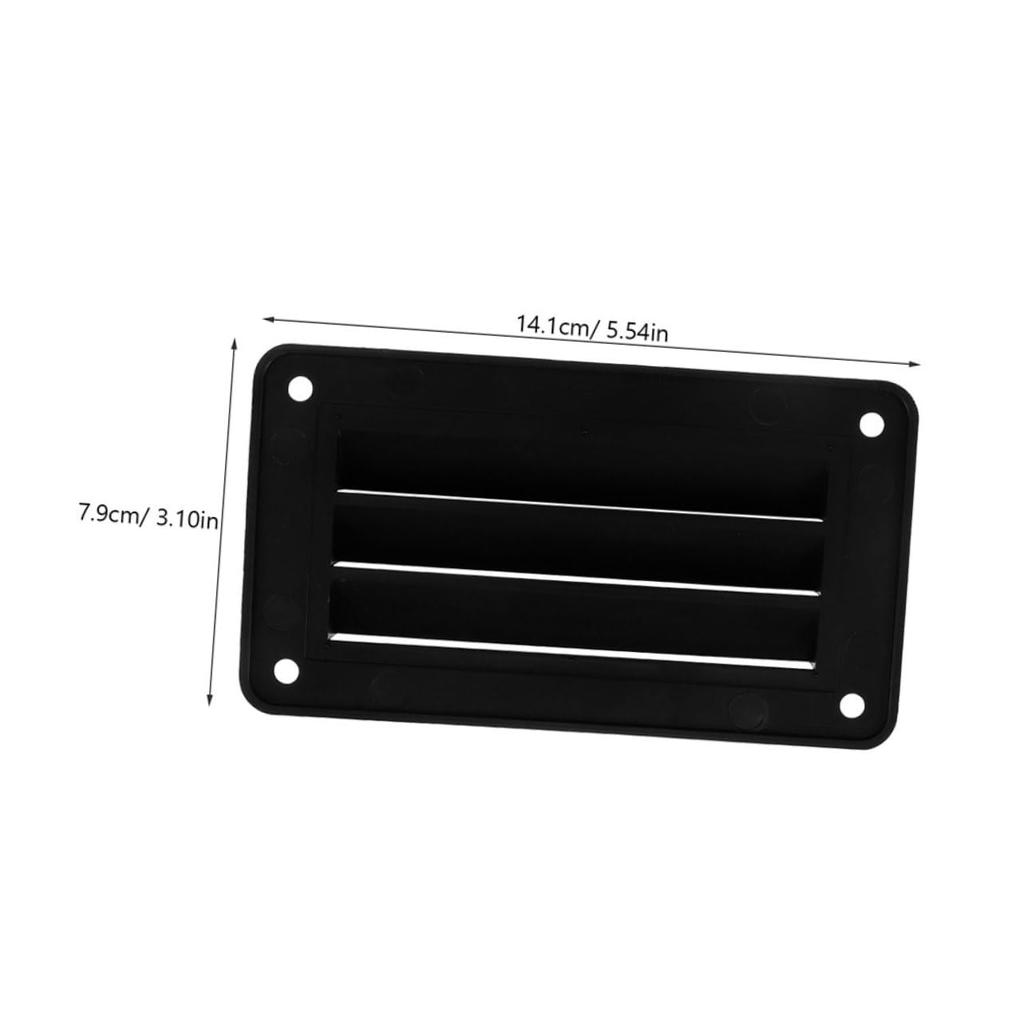 LOORGVEL 2 Vent Window Louvered Plastic Vent Cover Campi