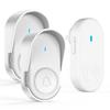 Smart Life Self-Generating Wireless Doorbell with 38 Songs Long-Distance Welcome Device Alarm for Elderly Callers Home Appliance