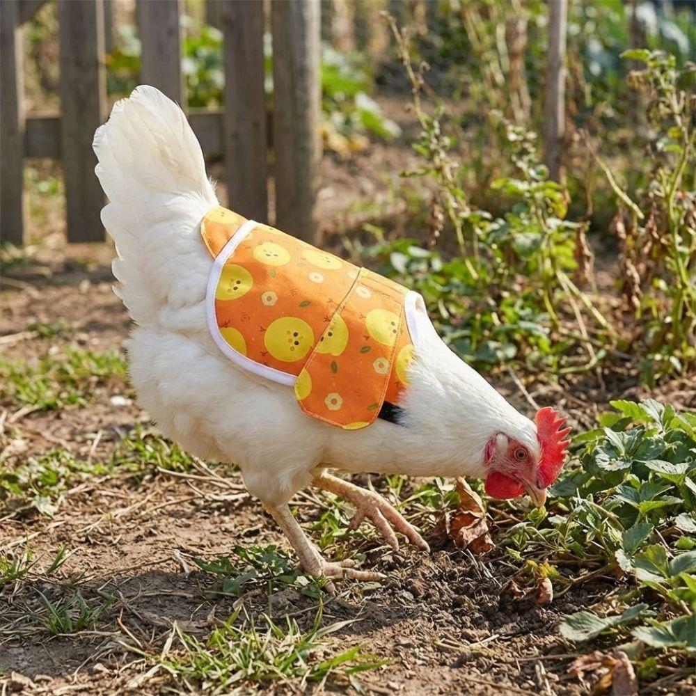 Adjustable Hen Apron Waterproof Chicken Harness Vest Practical Chicken Dress  Pet Clothes