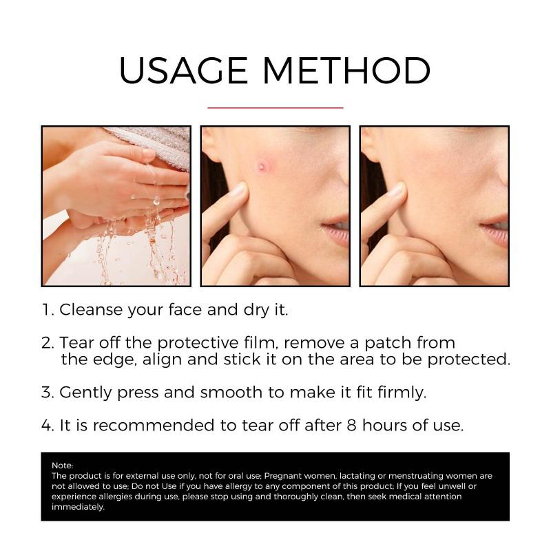 Acne Pimple Patch Repair Facial Acne Acne Cover Acne Smooth Skin Care Pimple Patch Mild Non-Irritating Skin