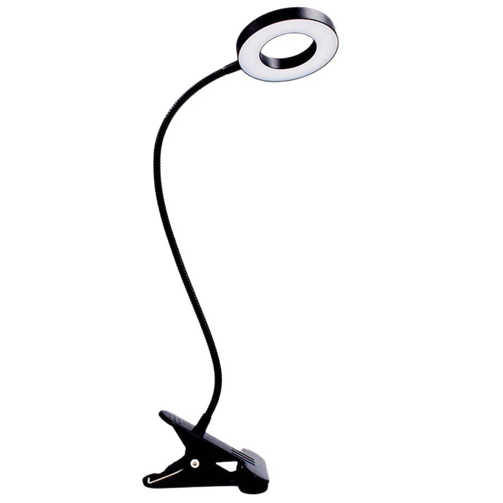 LED Eye-Protection Clip-On Desk and Bedside Lamp for Students