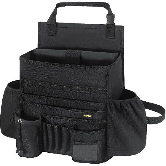 Car Seat Organizer- Multi-Compartment Passenger Seat Organizer, Universal Fit For Front & Back Seats, Ideal For Law Enforcement And Truck Seat