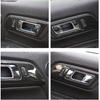 JeCar Carbon Fiber Interior Door Handle Trim Fit for Ford Mustang 2015-2024 Interior Accessories