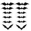 Halloween Netopýři Samolepky Lepicí PVC Samolepka Realistická Létající Netopýr Samolepka Nástěnné Samolepky Na Okno Zeď Halloween Dekorace