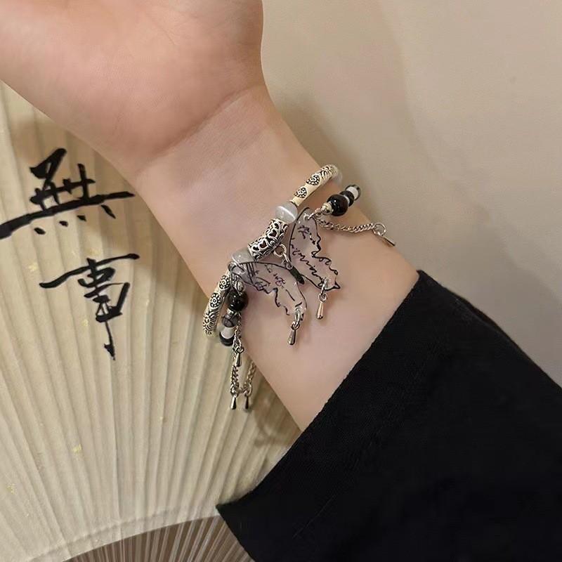 Alloy Double Chic Layer Bracelet For Women New Chinese Jewelry Style