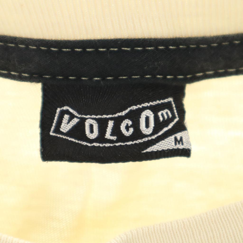 VOLCOM Short sleeve T-shirt M Cream type Men's Used