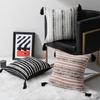 Plushes Chenilles Jacquard Stripeds Tassels Throw Pillow Cover, Bohemians Throw Pillow Cushions Sleeve for Fashionable Space