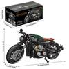Zmart Classic 1:8 Superbike Baustein Set, City Racer Bike, Technische Bausteine, Montagespielzeug, Motorrad Modellbausatz, 1:18 Modell für Erwachsene,