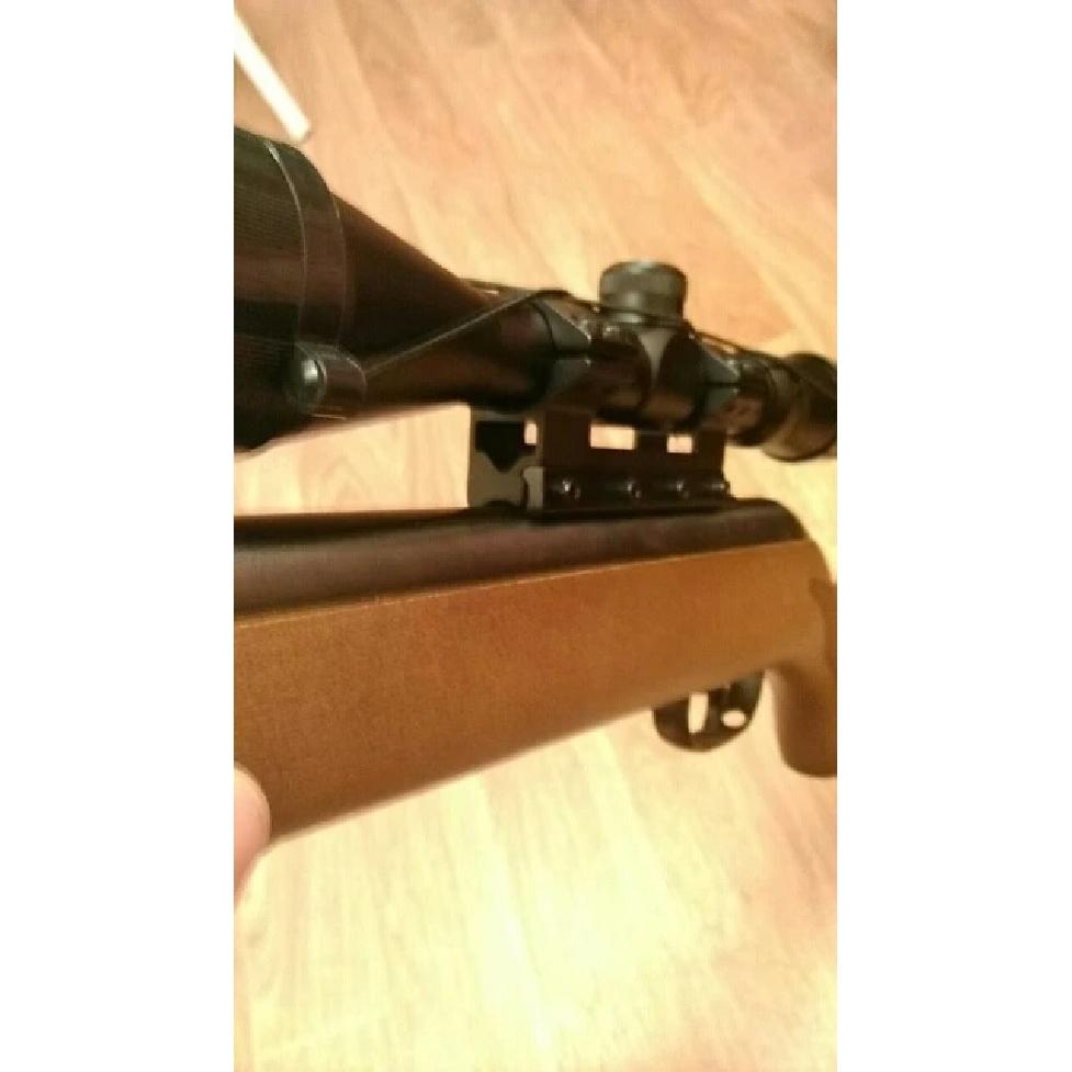 MIZUGIWA One Piece High Profile Magnum Airgun Scope Mount With Stop Pin 25.4mm 1" Ring fit 11mm Dovetail Rail Air Rifle