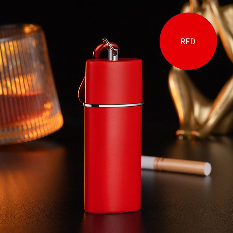 Portable Ashtray With Keychain Drawer Ash Holder Stainless Steel Cigarette Tray For Outdoor Car Travel Mini Ashtray Container