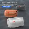 For Mitsubishi Car Sun Visor Glasses Case Sunglasses Holder Storage Box Outlander Lancer Cross Colt Xpander Mirage Attrage