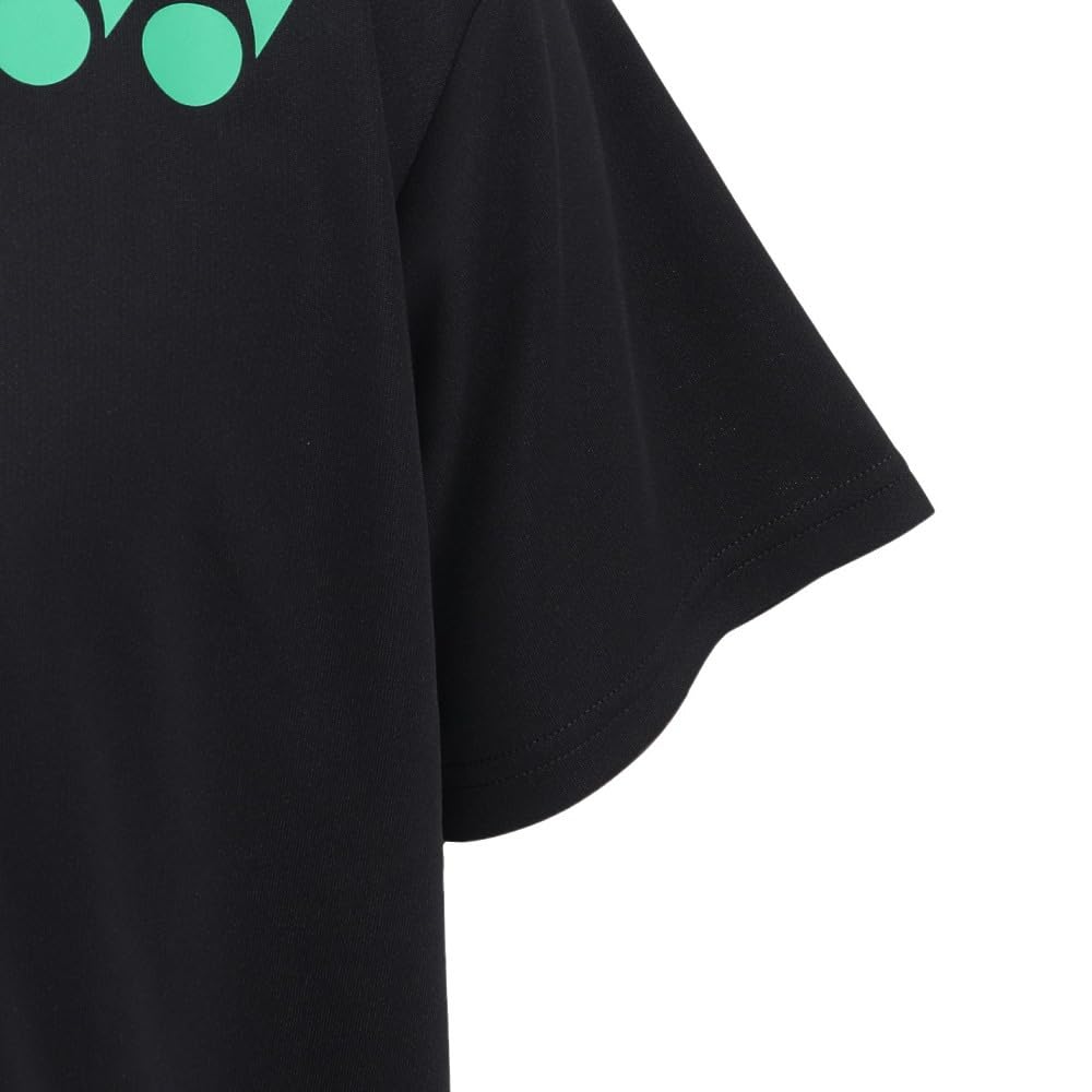 YONEX Tennis Uniform Short Sleeve T-Shirt RWX25001-007 (Black/M/Men's)