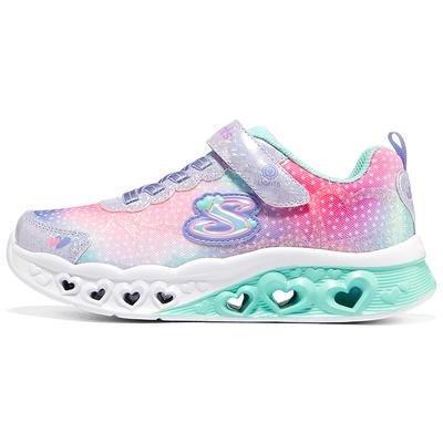 Kids Comfortable Trendy Fashion Durable Low-Top Casual Shoes Kids Sneakers Purple Multicolor 302315L-LVMT