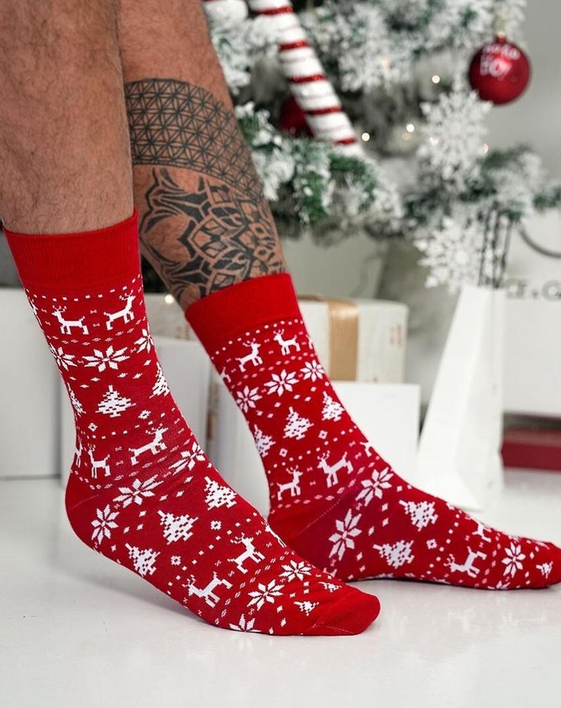 Milena Socks 1290-026 Christmas Men's 38-46 Milena