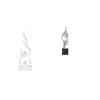 Abstrakte Statue Harz Flammenfigur Moderne Skulptur Handwerk Dekoratives Souvenir Ornament für Haus