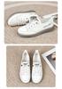 Women's Soft Sole Slip-On Lace-Up Casual Flat Shoes
