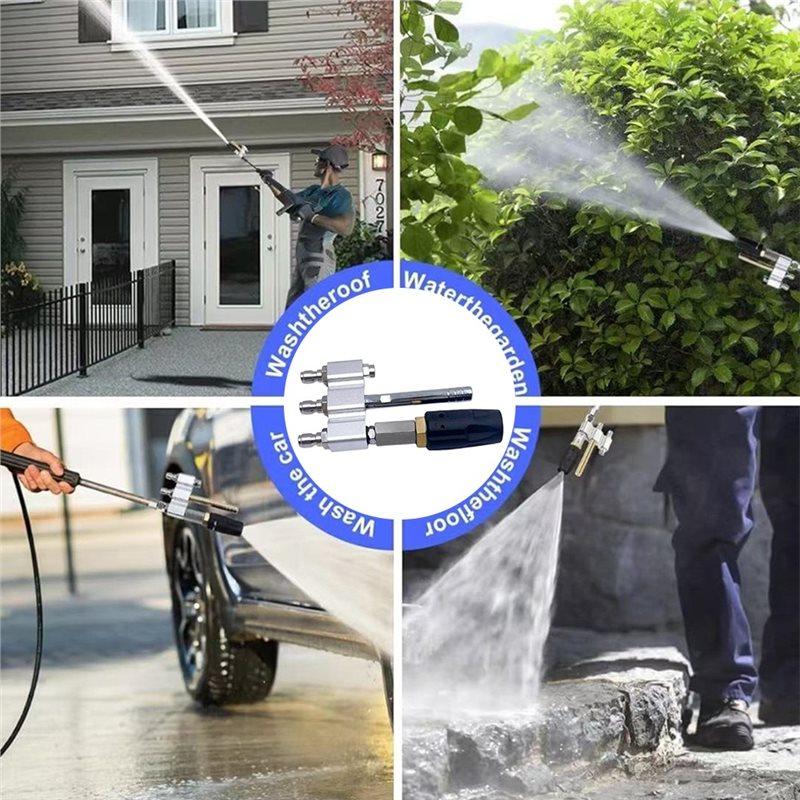 ABBP-Quick Connect Adjustable Soft Wash Nozzle, Stainless Steel Pressure Washer Replacement Part