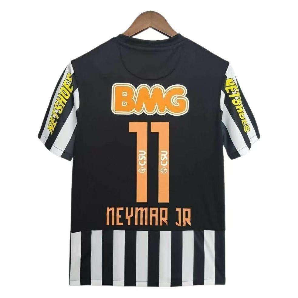 Wholesale Brazil 12-13 Santos Home Retro Jersey No. 11/No. 10 Neymar Short-sleeved Adult Football Jersey