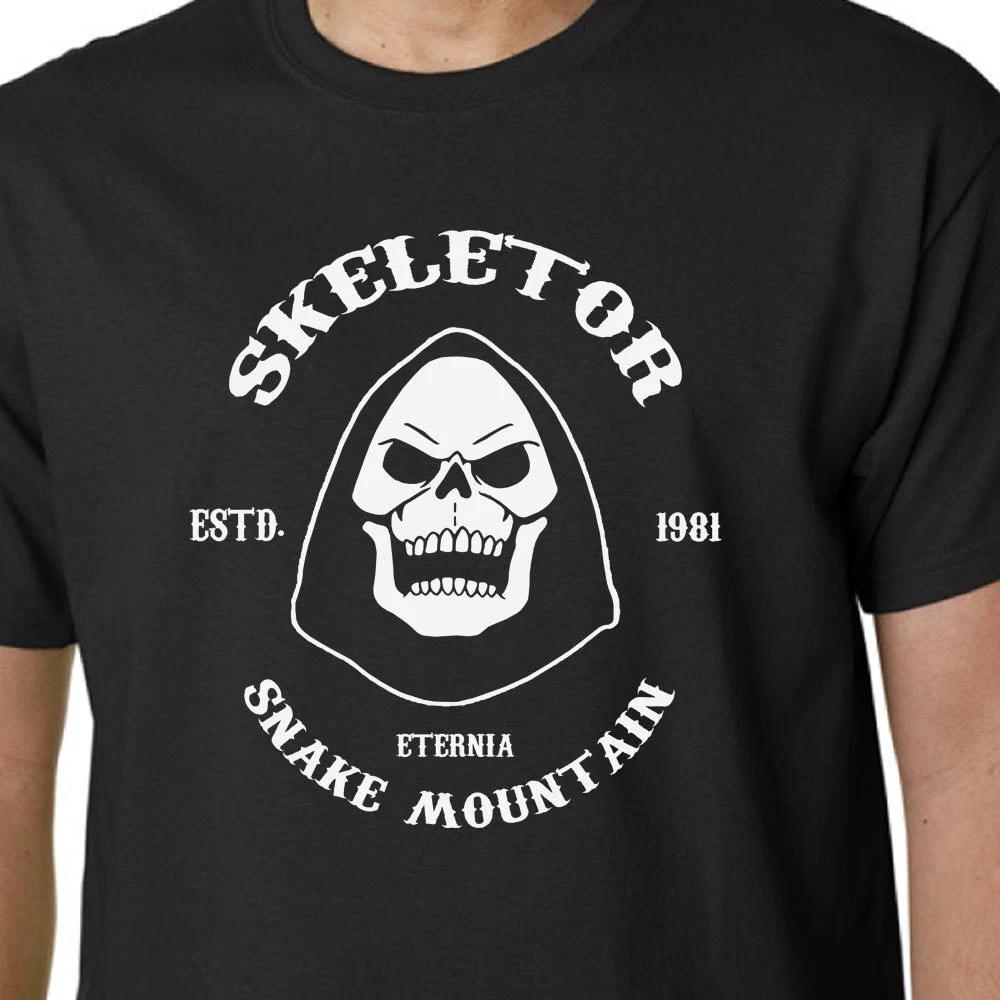 Skeletor TShirt HeUnisex Masters Of The Universe Soa Kids Tv Eighties 80s Mattel S