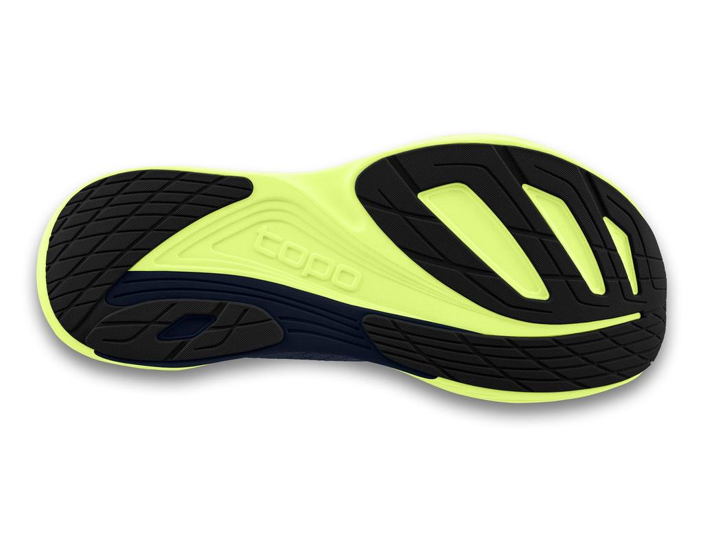 Running Shoes ULTRAFLY 5 MENS Cm [Topo Athletic] (Ultrafly 5) Navy/Lime 27.5