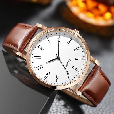 Herren Freizeit Business Digital Surface Gürtel Quarz Armbanduhr