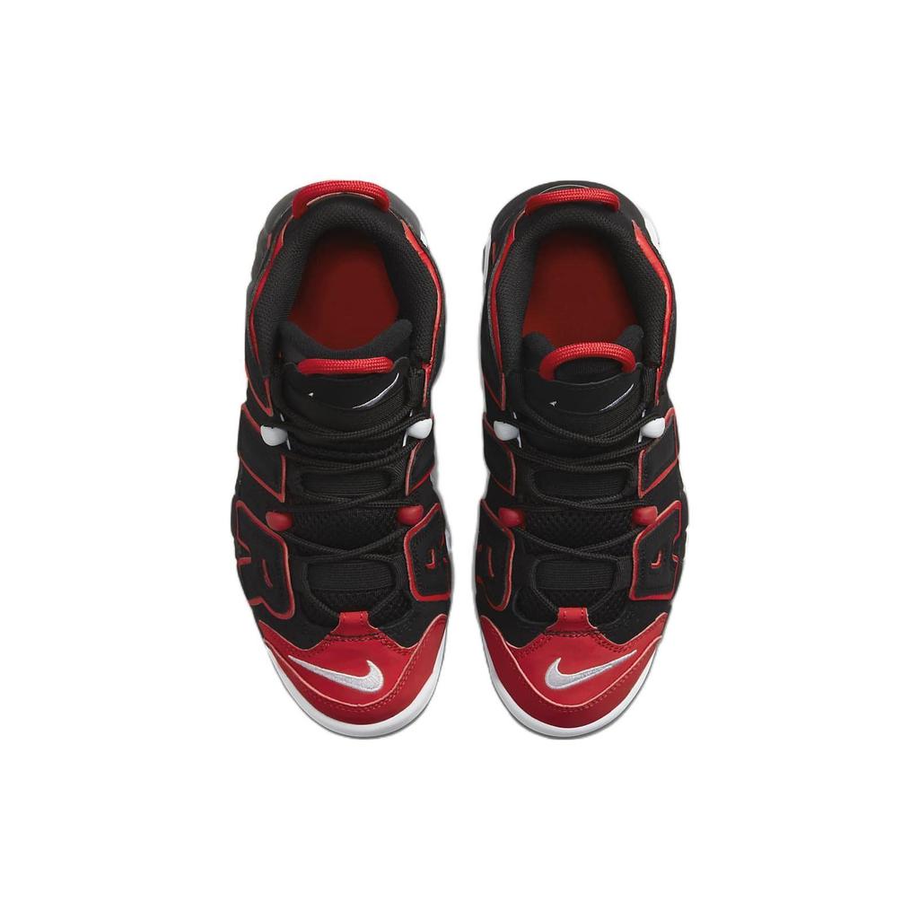 Nike Air More Uptempo GS Červená špička Basketbalové boty Černá/Červená/Bílá FB1344-001