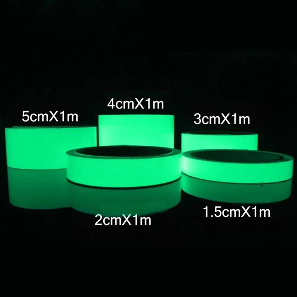Svítící oboustranná páska Vodotěsné lepidlo Fluorescenční Extra silná oboustranná lepicí páska Fluorescence Tmavé schody Varovat