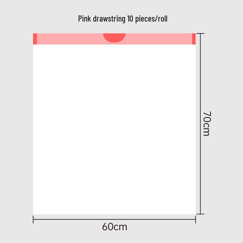 Thickened Automatic-Closure Drawstring Garbage Bags for Household Cleaning