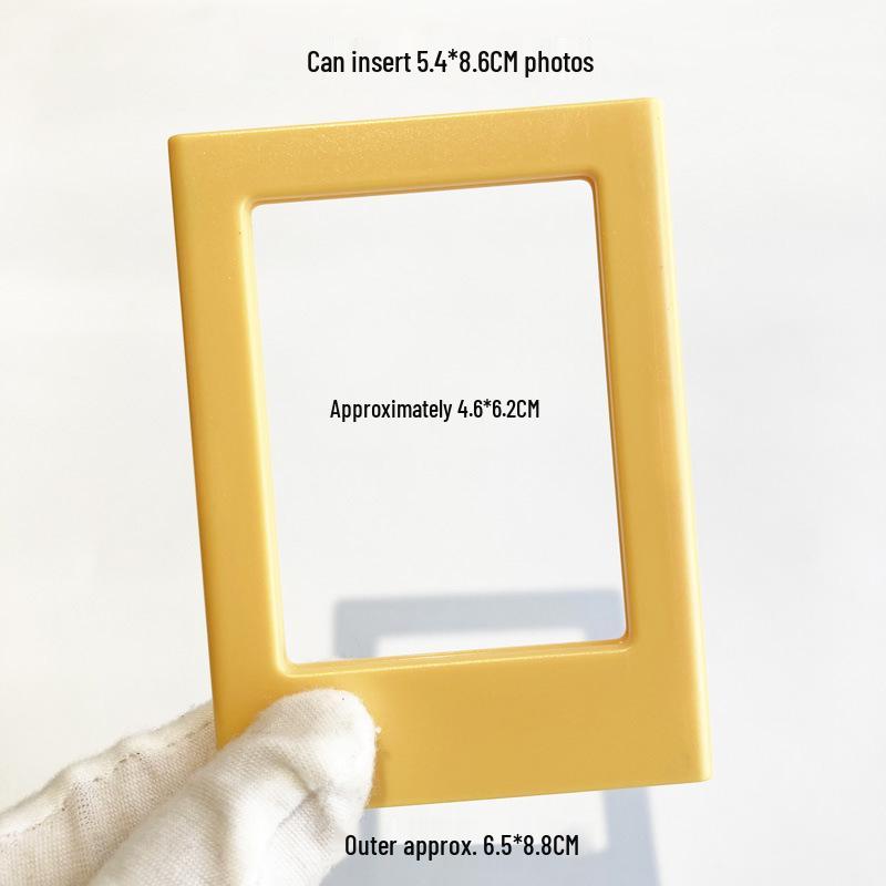 Instax Magnetic 3-inch Photo Frame & Decorative Refrigerator Pegboard Sticker Set