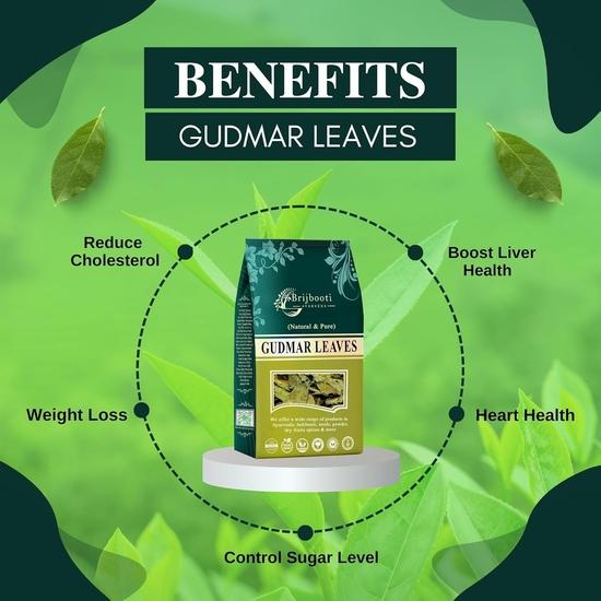 Birju Mahavir 200 G GUDMAR LISTY/Gymnema Sylvestre (BMKB), Přírodní (BMPL-319)