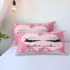 Home Textiles Eyes Eyelashes Mouth 3D Printing Four-Piece Quilt Cover Three-Piece Duvet Cover