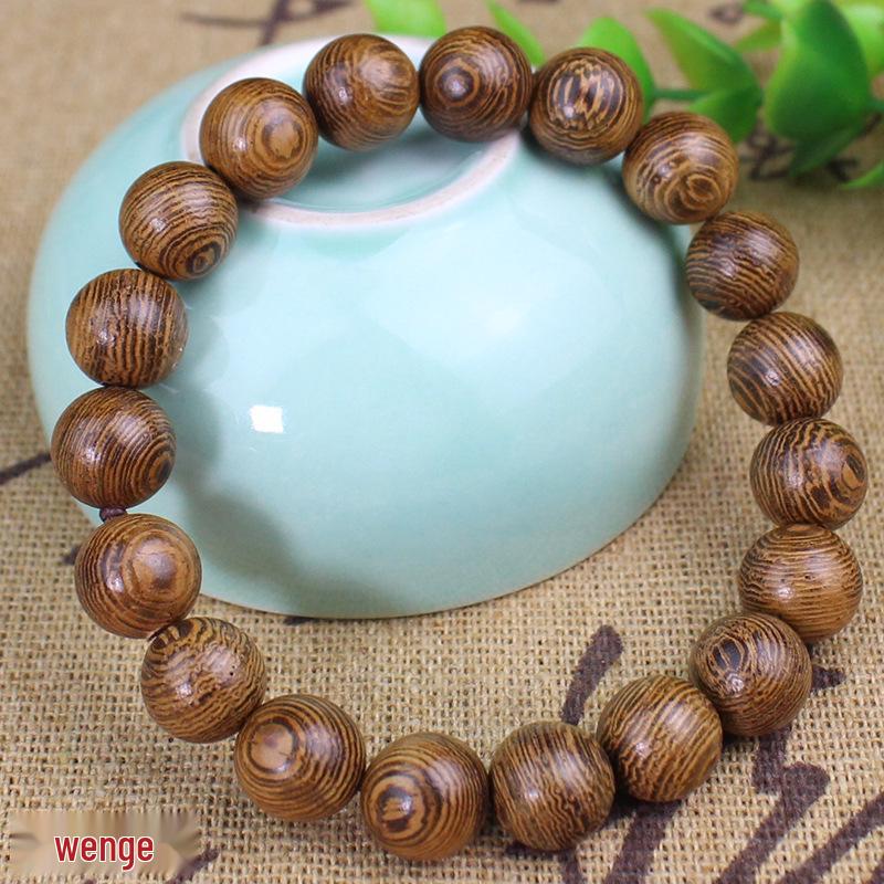 Sandalwood 10MM Single Loop Bracelets - Unisex Buddhist Beads Rosary Jewelry