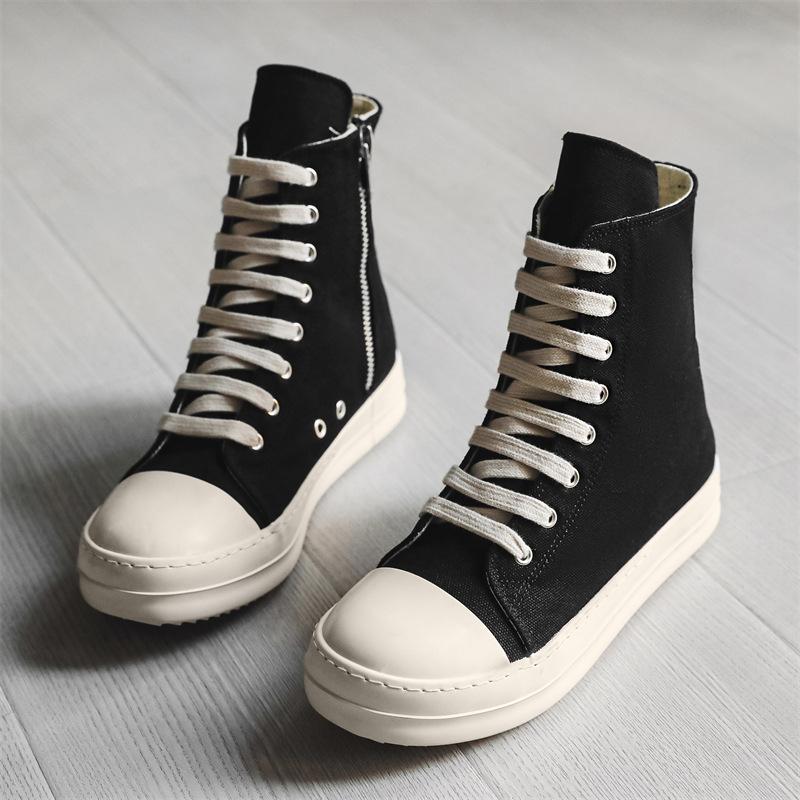 

New niche high-top board shoes design sense thick-soled couple boots fashion student heightening shoes trend casual shoes 35