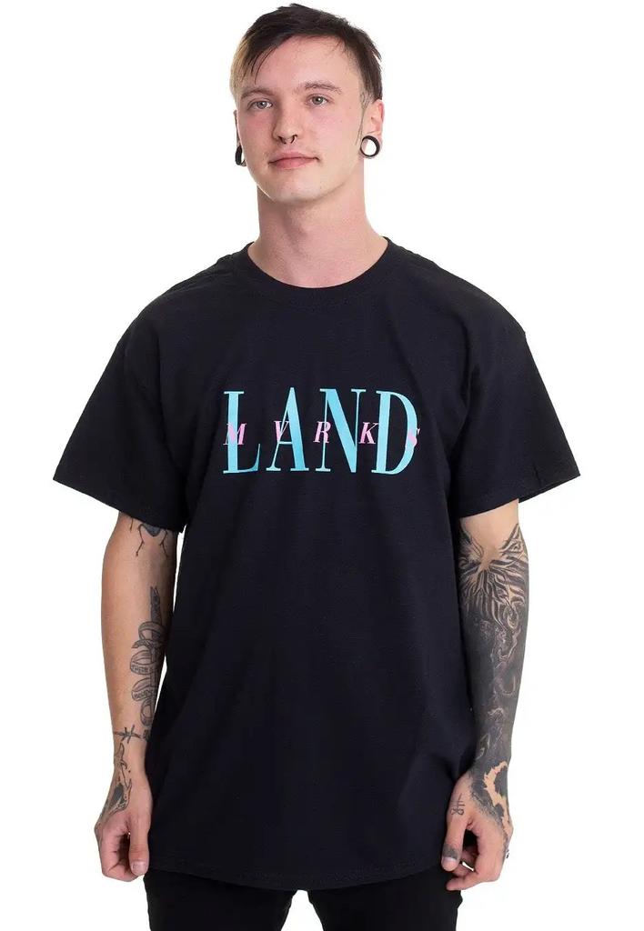 Metalcoreová kapela Landmvrks Módní doplňky Potisk Tričko Pánské Dámské Kulatý výstřih Bavlněné Tričko Volné Ležérní Oversized High-street Top