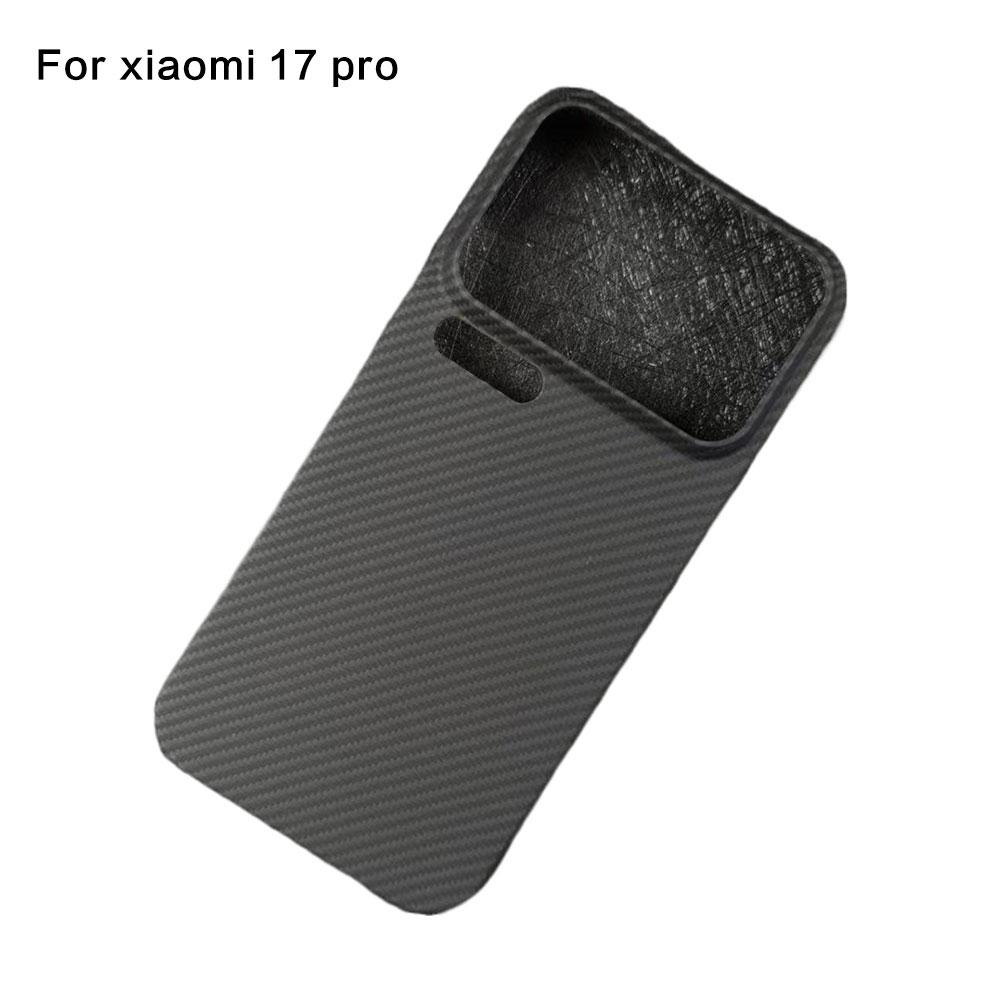 Luxury Aramid Carbon Fiber Magnetic Case For Xiaomi 17 Pro/17 Pro Max Matte Thin Phone Shockproof Back Cover Accessories