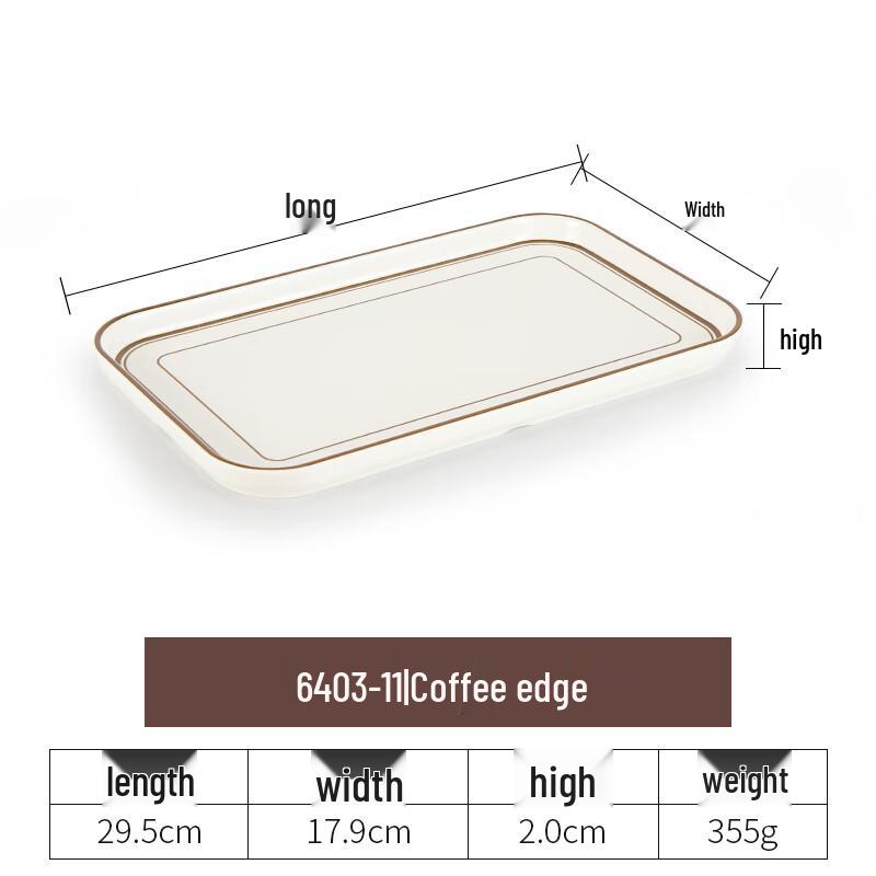Hampton Commercial Melamine Rectangular Tray