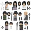 Mini Naruto Sasuke Kakashi Akatsuki Byggeklosser Sett Anime Tegneserie Actionfigurer Montering Klosser Leker Barn Julegaver