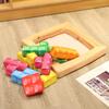 Adorable Cartoon Tetris Plush Cushion Toy Soft Crystal Velvet Sofa Pillow