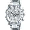 Standard Men's Watch 1/10 Second Chronograph Quartz MTP-E510D-7AV Silver