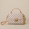 Bag Women's New Fashionable Versatile Messenger Lock Small Square Bag Temperament Elegant Simple Printed Portable Women's Bag