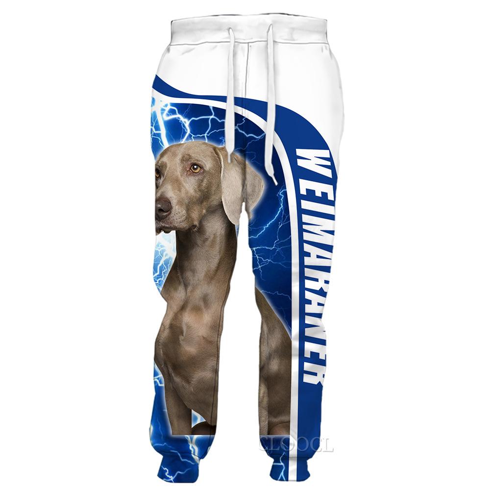 Frühling Herbst Mode Herren Hosen Mode Tier Foxhound 3D Druck Hosen Casual Jogginghose Streetwear Männer Kleidung S-6XL