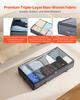 VEVOR Under Bed Storage with Clear Lids, 996 x 500 x 180 mm, 90L Large Underbed Clothes Storage Containers