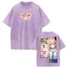 Camiseta de Anime Japonés My Dress-Up Darling Linda Marin Manga Camiseta Lavada Ropa para Hombres Mujeres Top