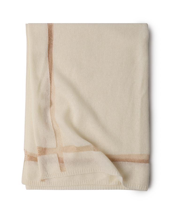 Scarf autumn and winter new cashmere hollow gold and silver silk plain scarf warm fashion shawl