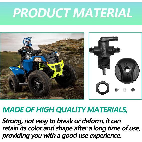 Fuel Tank Valve Petcock 3 Way Fuel Shut-off Valve Switch Replacement 5432559 For Polaris Twin Magnum Trail Boss 325 330 500 7052161 Sportsman 335 400