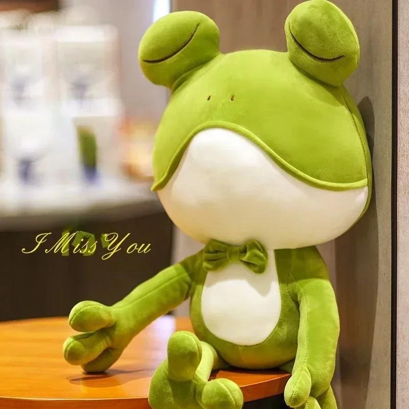 Soft Frog Plush Stuffed Animal Long-Leg Plush Frog Doll Cute Stuffed Frog Plushies Gift for Kids Plush Frog Decor Po Prop