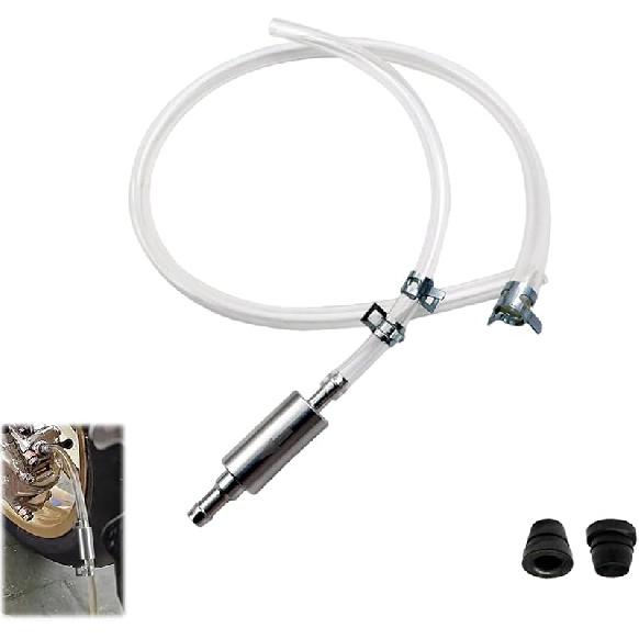 Brake Bleeder Hose, One Way Check Valve Tube Bleeding Tool Kit, Universal Car Motorcycle Clutch Brake Fluid Bleeder Kit Brake System Bleeding Tools