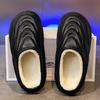 Winter Slippers For Men New Non-Slip Durable Outsole Mans Shoe Breathable Comfortable Waterproof House Hairy Man Slipper
